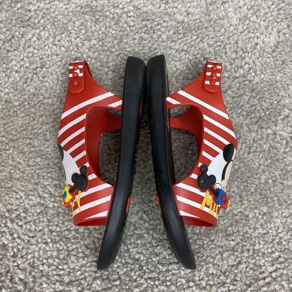 Disney Ipanema Mickey Mouse Sandals Made In Brazil TODDLER US Size 8 - Picture 5 of 10